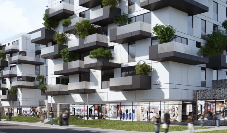Vizualizácia pripravovaného projektu Green Park. Zdroj: Grafobal Group
