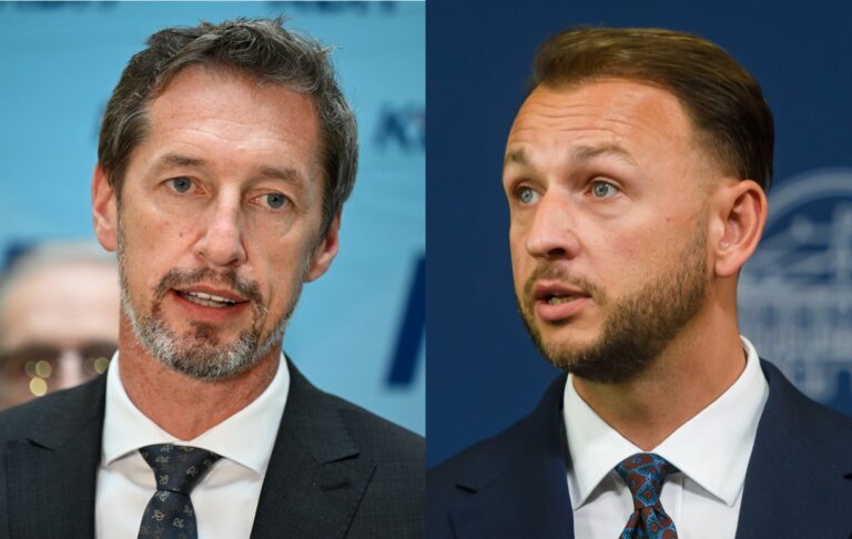 Milan Majerský a Matúš Šutaj Eštok. Foto: Radovan Stoklasa/TASR, Jaroslav Novák/TASR