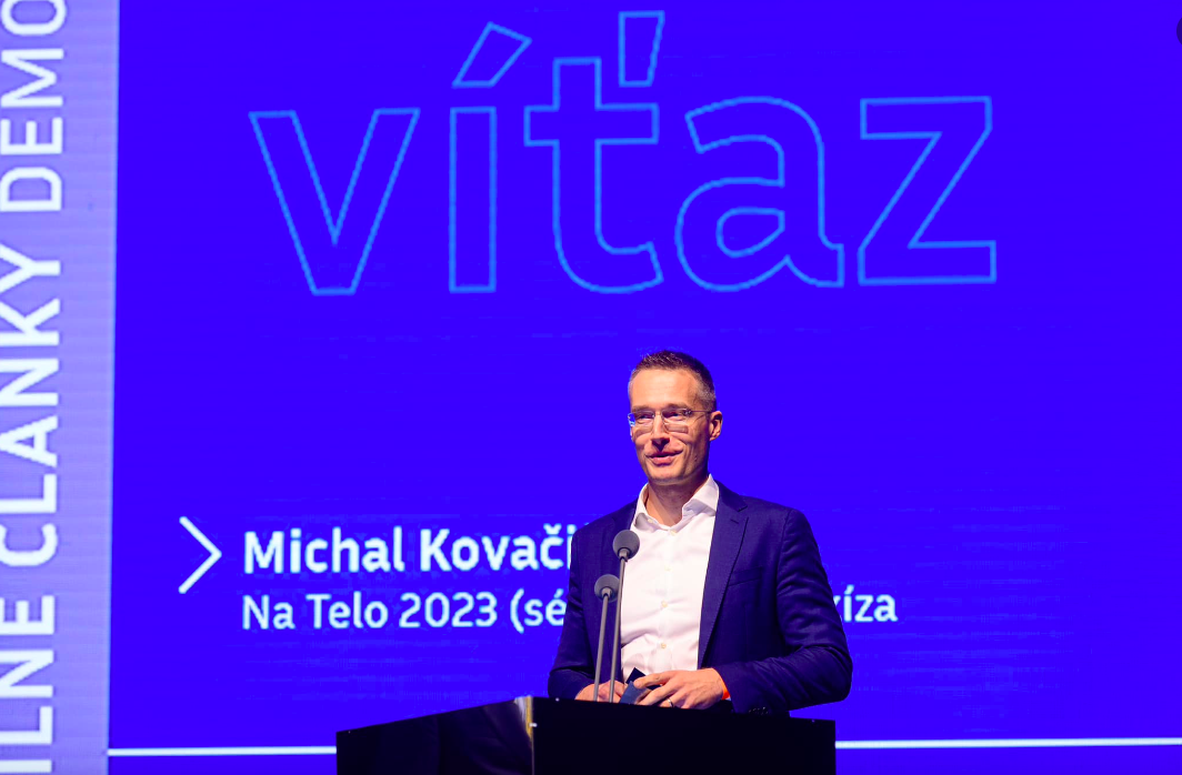 Michal Kovačič. Foto: Facebook/Novinárska cena