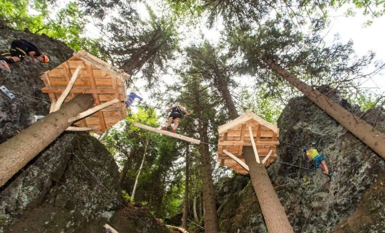 Ferratový svet v Skalke pri Kremnici je otvorený. Foto: Zdroj/FB Via Ferrata Skalka