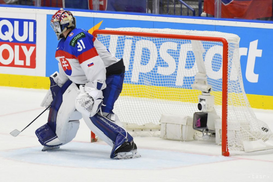Slovenský brankár Samuel Hlavaj. FOTO: TASR/Michal Runák