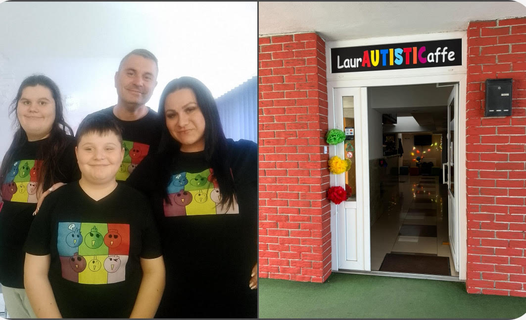 Rodina Džadžovských, ktorá v Prešove založila klub pre autistov. Zdroj Nina Dž. a redakcia.