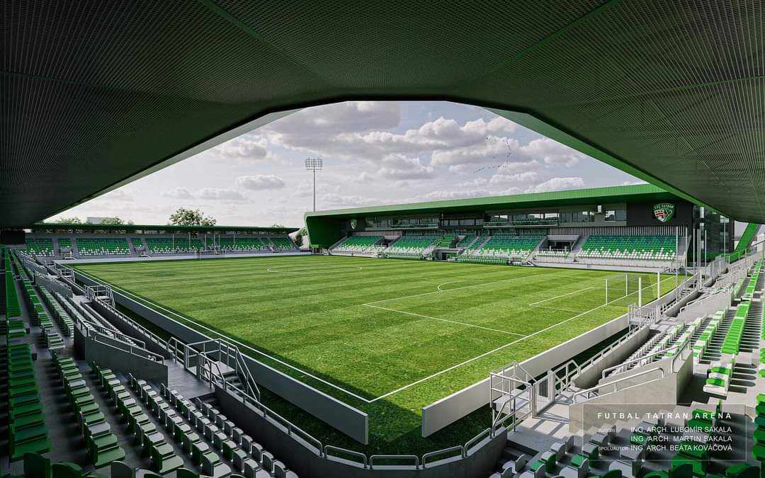 Futbal Tatran Aréna v Prešove. Zdroj: Mesto Prešov