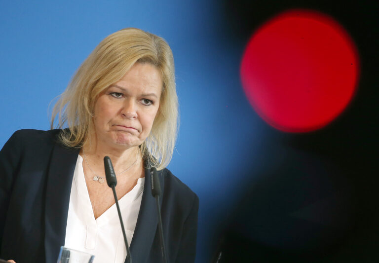 Nancy Faeserová. Foto: TASR/DPA