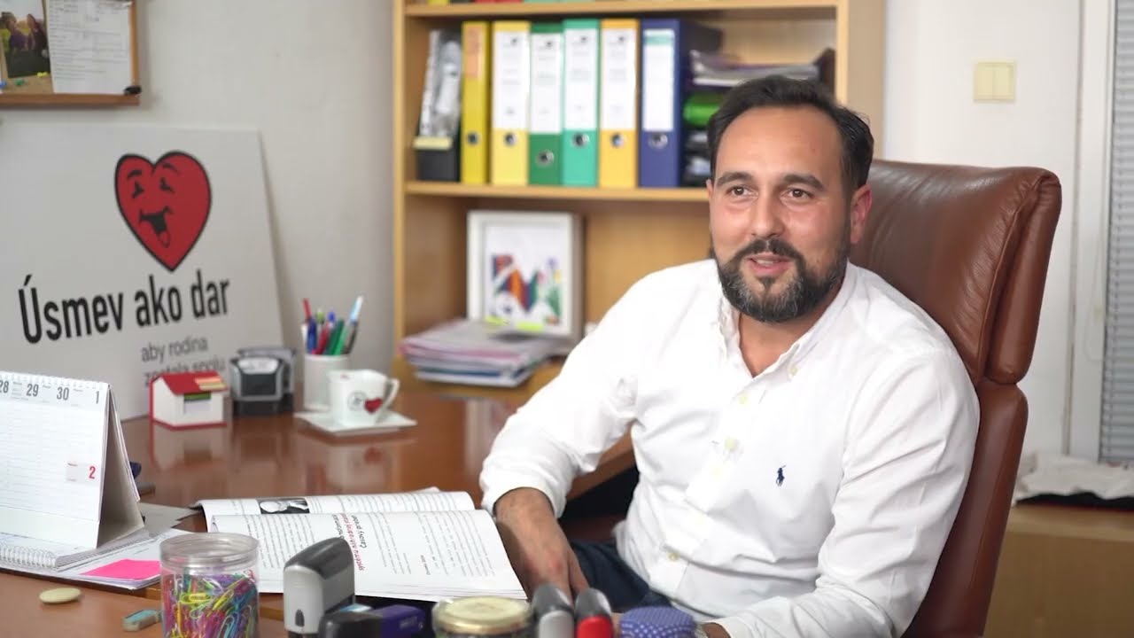 Na snímke výkonný riaditeľ Úsmev ako dar Štefan Adamjak. Foto: Úsmev ako dar