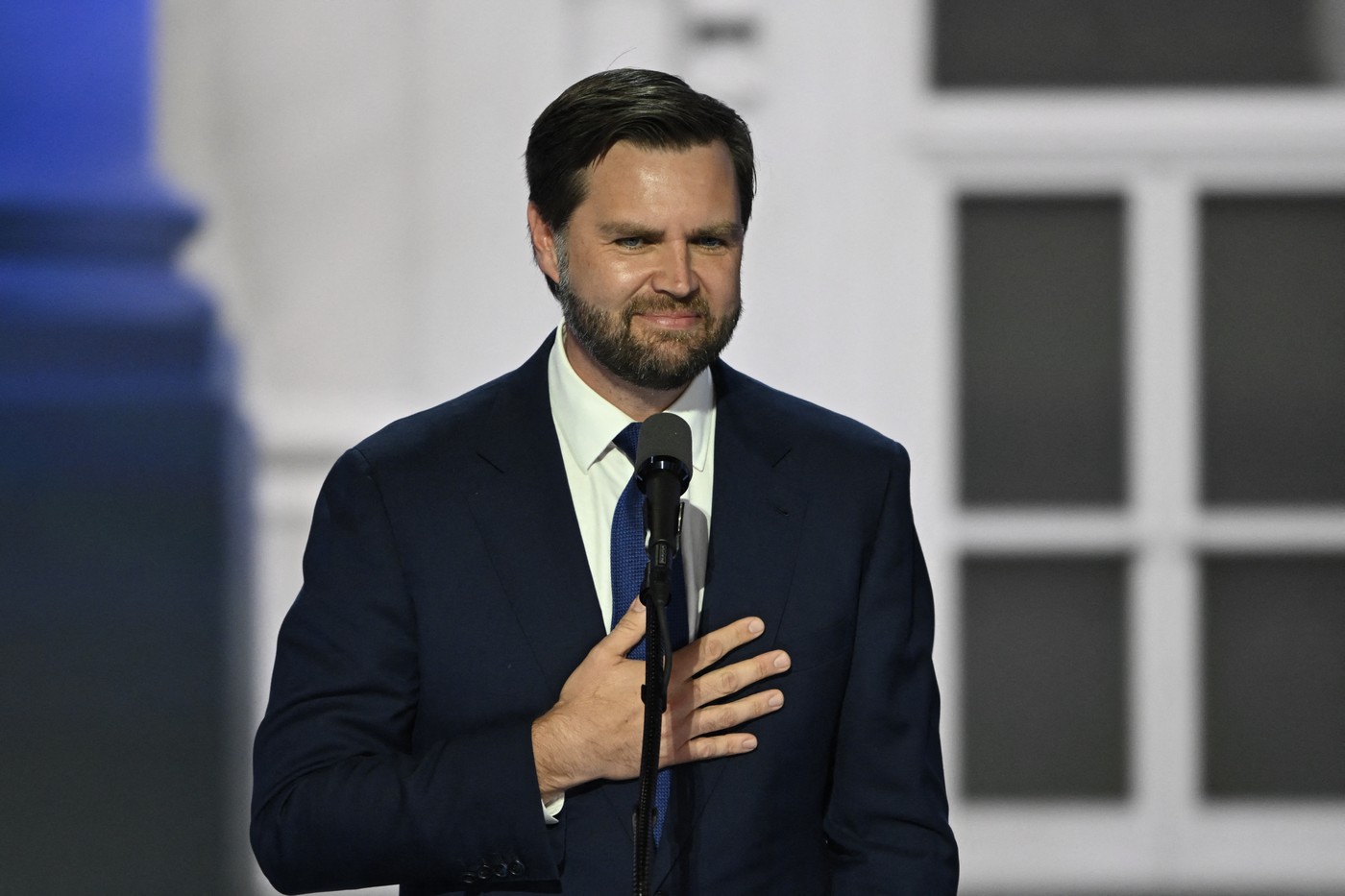 Americký senátor z Ohia a republikánsky kandidát na viceprezidenta JD Vance. Foto: Andrew C. Reynolds. AFP/Profimedia 