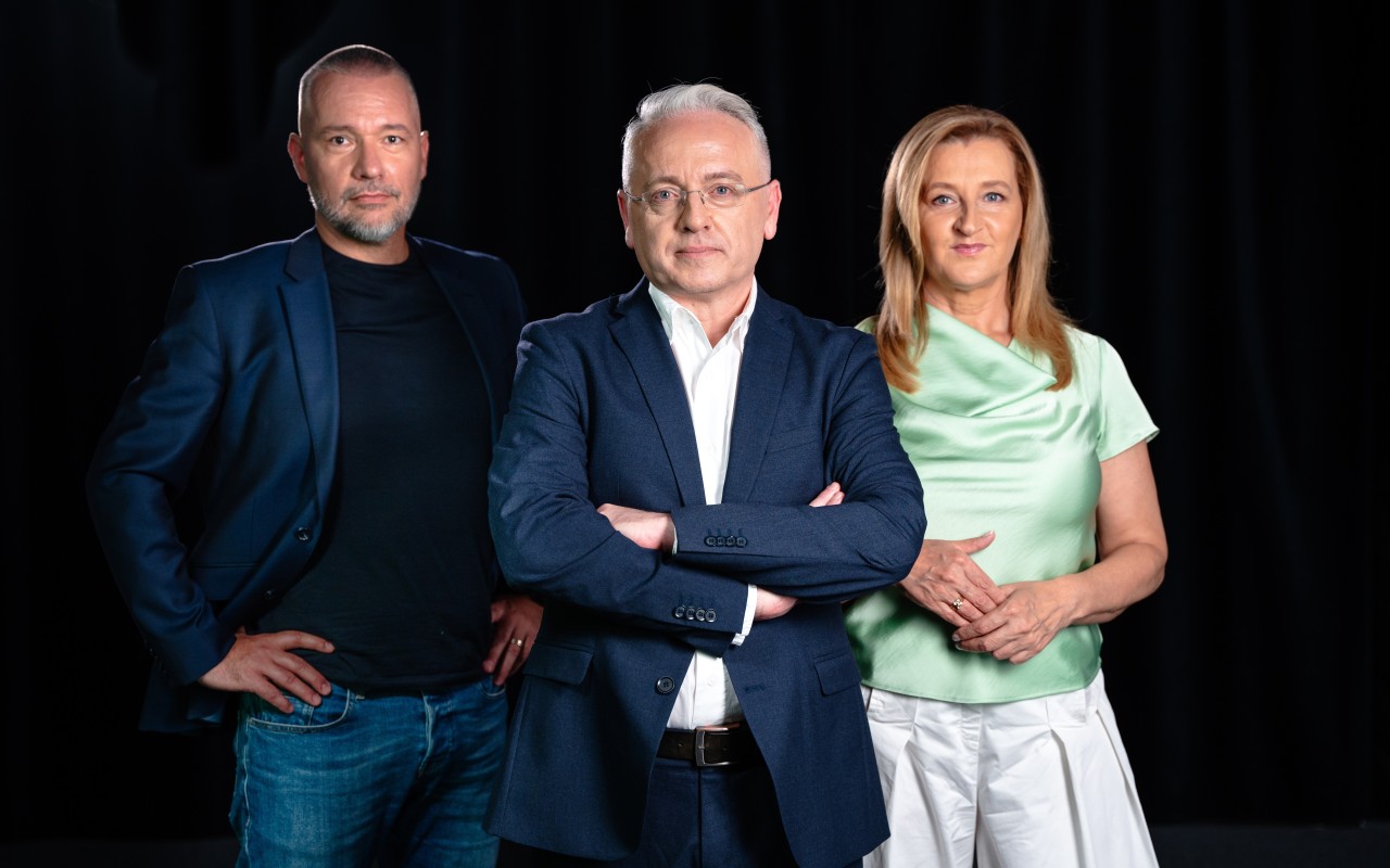 Zľava Martin Veselovský, Miro Frindt a Daniela Drtinová. Foto: DVTV.SK