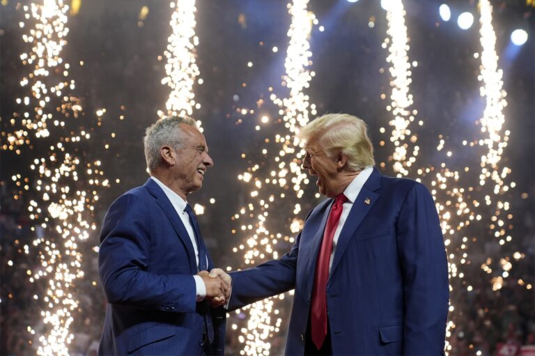 Robert Kennedy a Donald Trump. Foto: TASR/AP