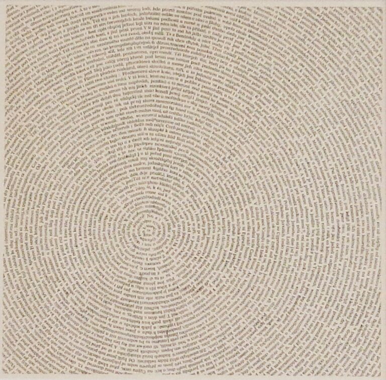 Jiří Kolář: Kassel (grafika). Foto: archív redakcie