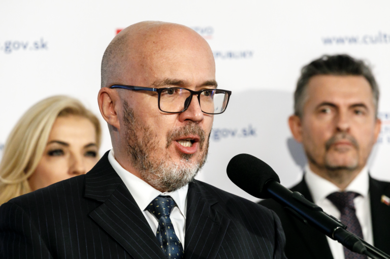 Na snímke Anton Bittner, ktorý bol dočasne poverený viesť Slovenskú národnú galériu.
Foto: TASR/Dano Veselský