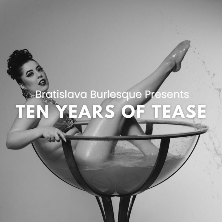 Promomateriál ku podujatiu Bratislava Burlesque, ktoré sa malo konať v Moyzesovej sieni. Foto: Facebook