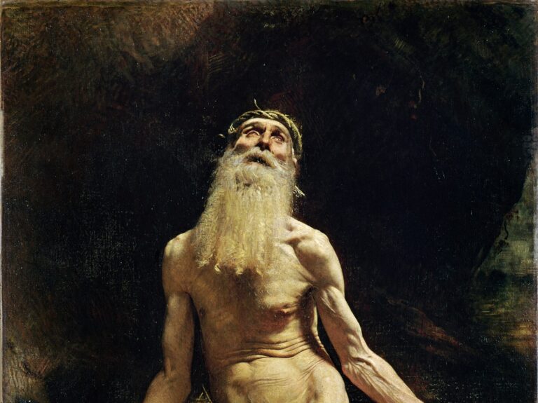 Léon Bonnat: Jób, 1880. Foto: Leemage via / AFP / Profimedia
