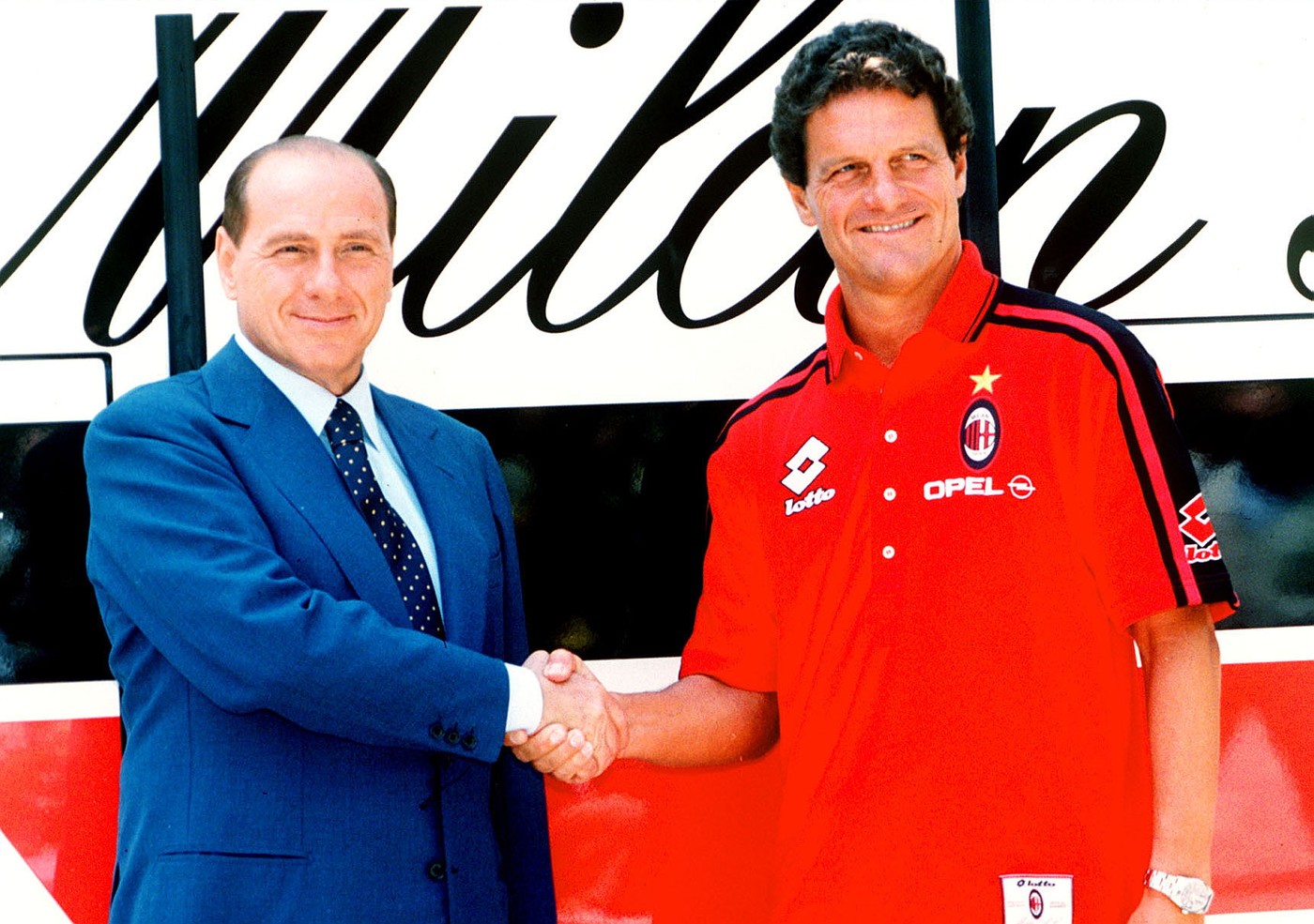 Silvio Berlusconi a Fabio Capello. Foto: Bildbyran / Zuma Press / Profimedia