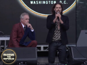 Kennedy, Peterson or Russell Brand. When ex-Democrats and liberals are demonstrating for Trump