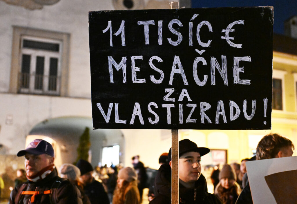 Protest „Slovensko je Európa“ v Košiciach 7. januára 2025. Foto: František Iván/TASR
