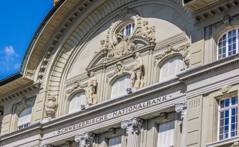 Centrála Švajčiarskej národnej banky v Berne. Foto: ČTK / imago stock&people / Andreas Haas