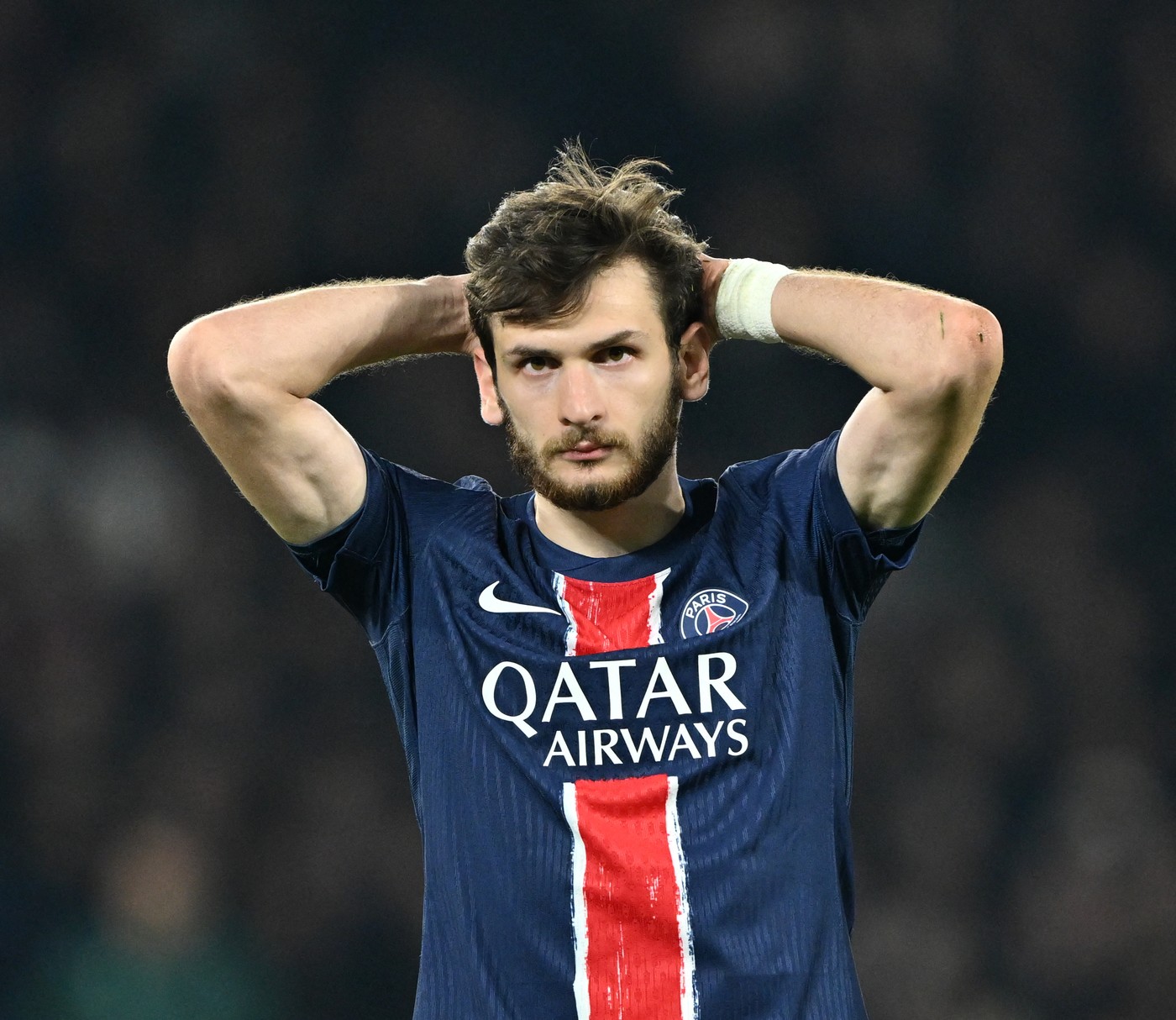 Chviča Kvaracchelija, krídelník Paris Saint-Germain. Foto: AA/ABACA / Abaca Press / Profimedia
