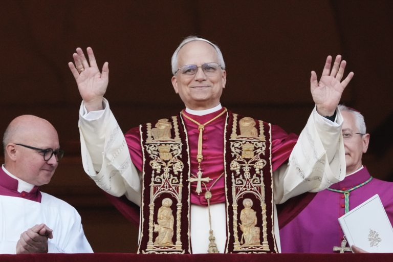 Nový pápež Lev XIV. Foto: TASR/AP