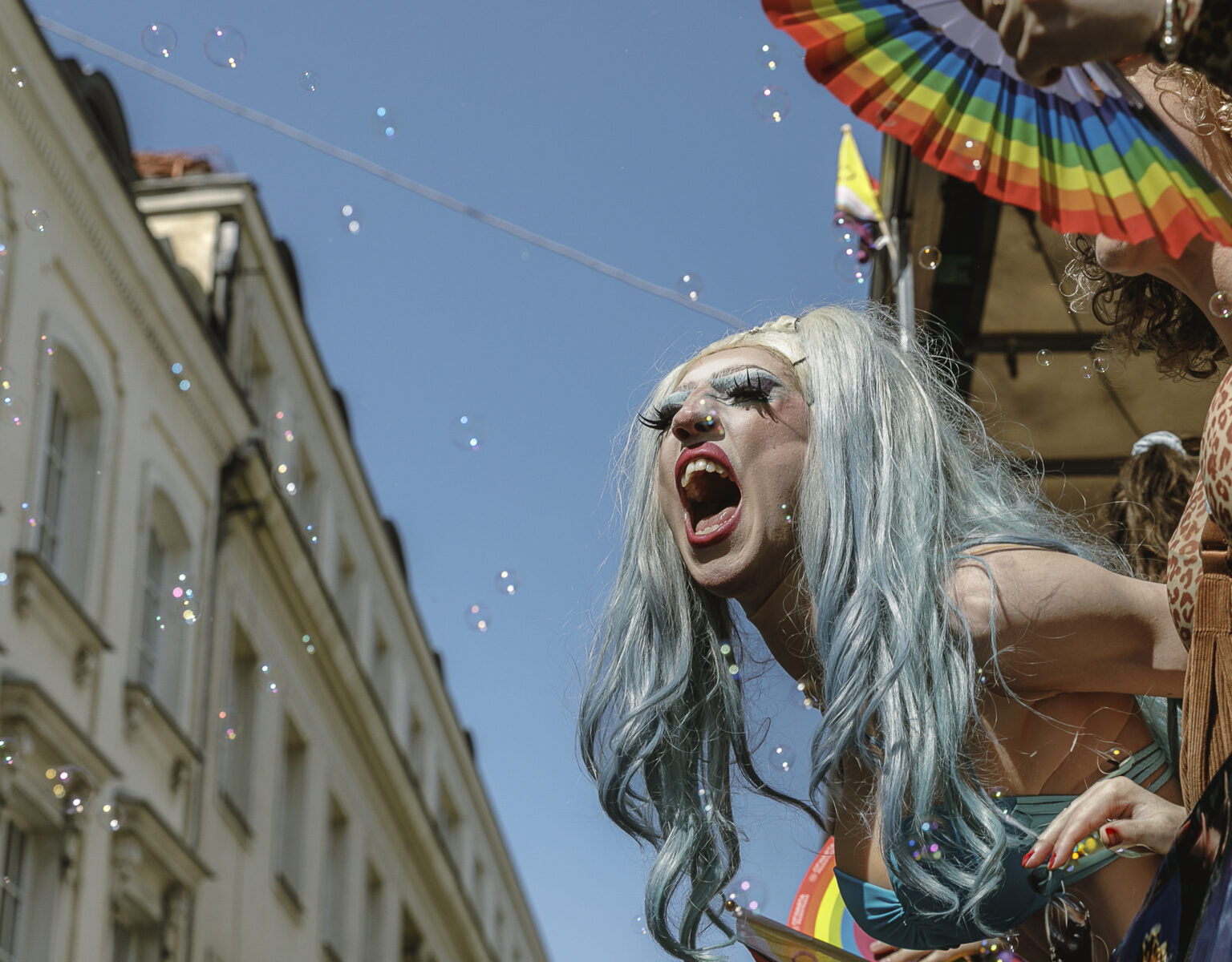 Equality Parade in Warsaw: a visible expression of gender identity at the centre of a polarising debate. Photo: Volha Shukaila/SOPA Images/LightRocket via Getty Images