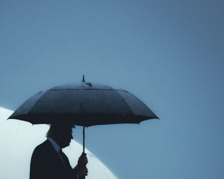 Secret service finds raised hide with view of Trump leaving Air Force One