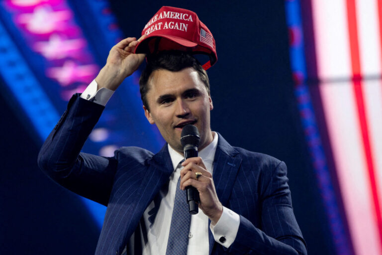 Charlie Kirk. Photo: Cheney Orr/Reuters