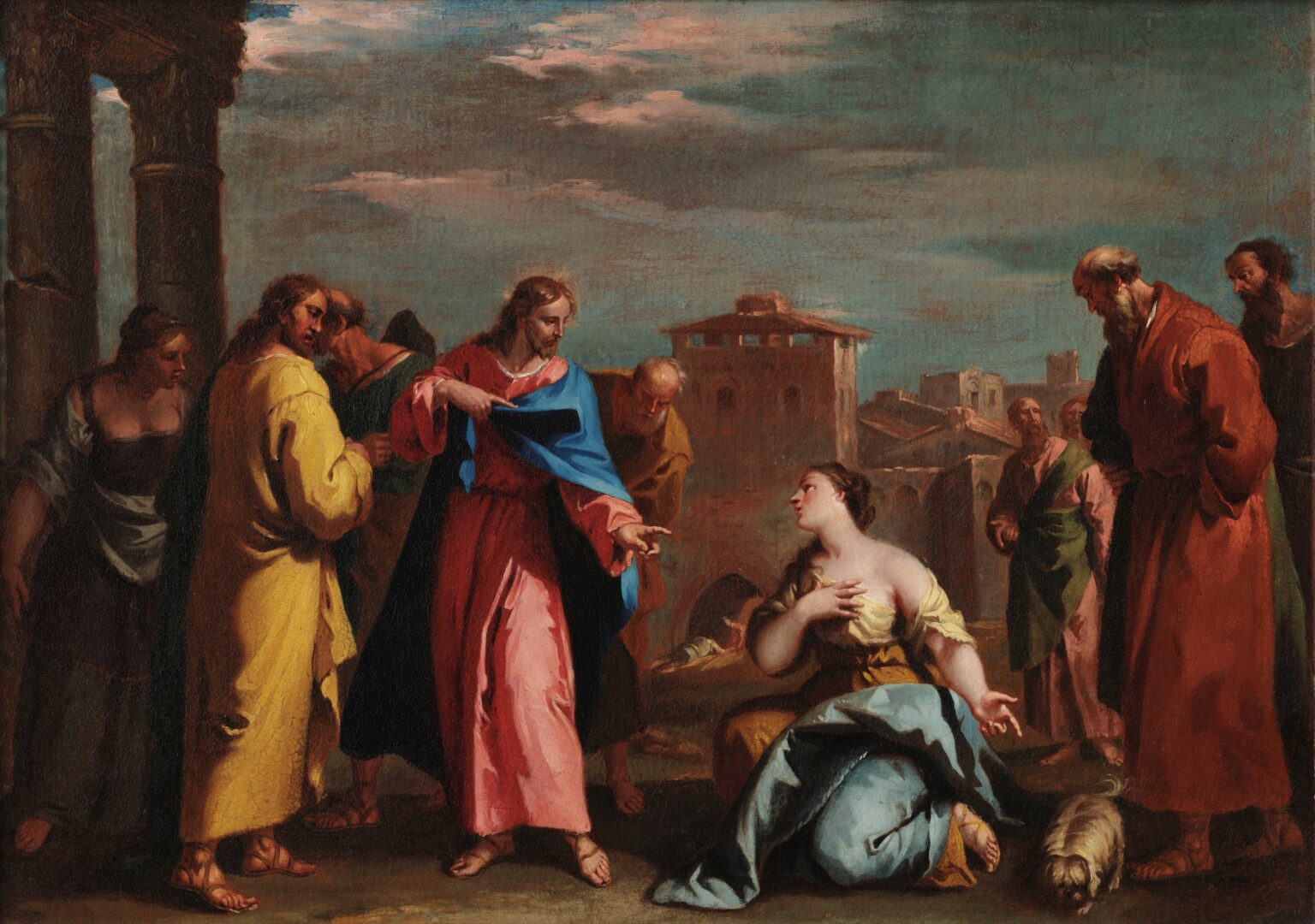 Kristus a cudzoložnica, 1727-1729. Sebastiano Ricci, Múzeum v Neapole. Foto: Heritage Image Partnership Ltd/Alamy/ Profimedia