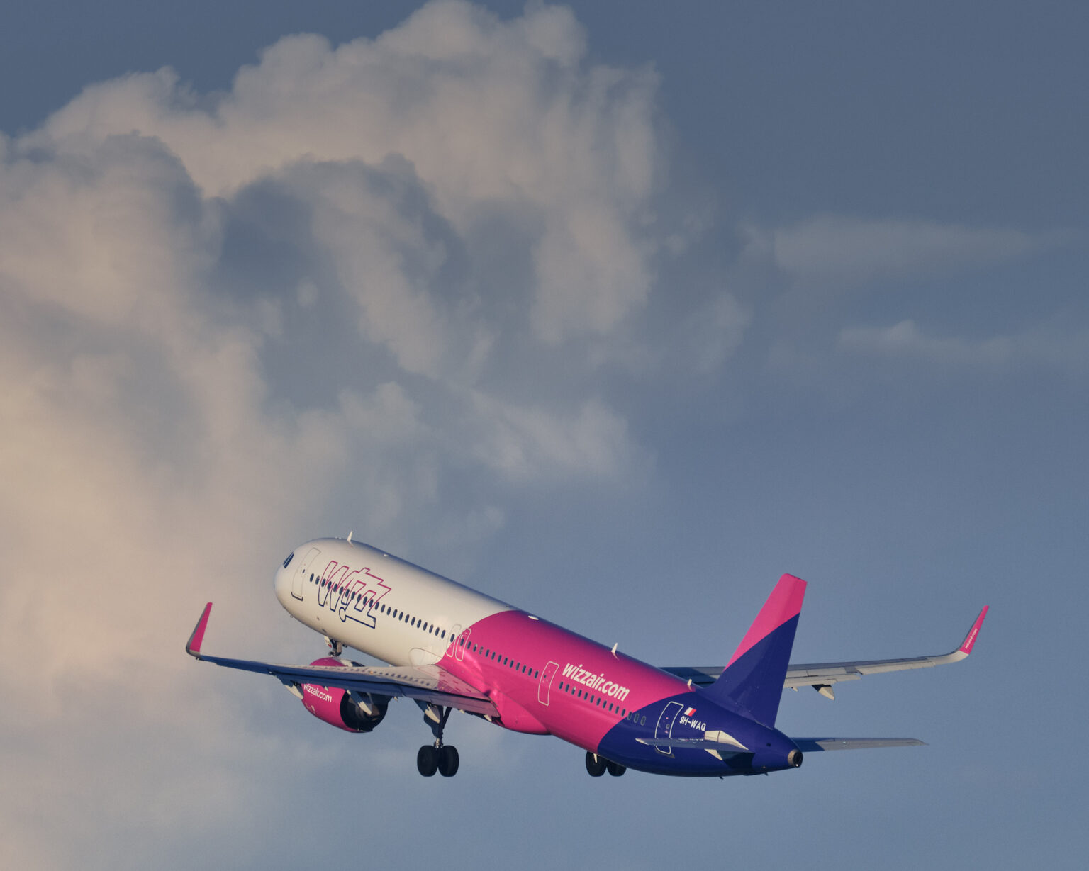 Lietadlo spoločnosti Wizzair.