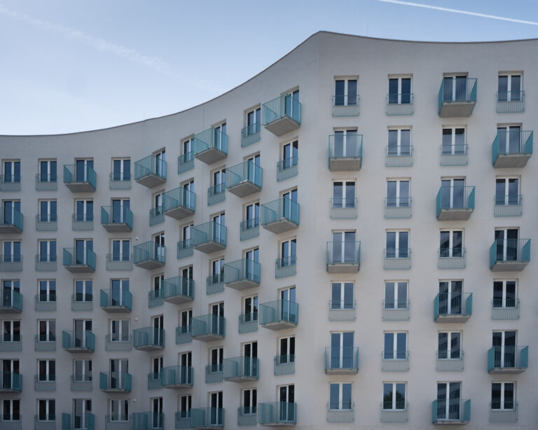 Mestské nájomné bývanie na Muchovom námestí v Bratislave-Petržalke. Foto: Marko Erd/Petit Press/Profimedia