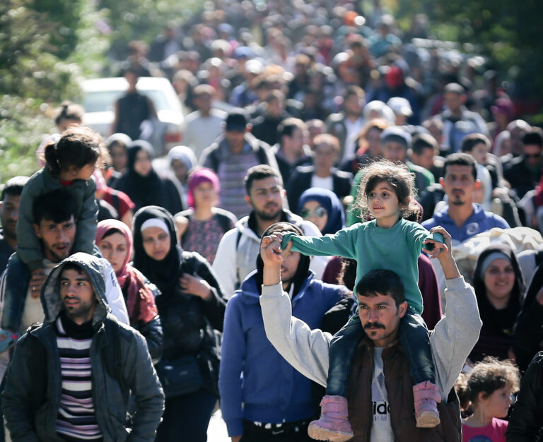 Migranten. Foto: Christopher Furlong/Getty Images