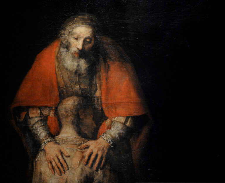 Rembrandtov obraz "Návrat márnotratného syna". Foto: PHAS/Universal Images Group via Getty Images