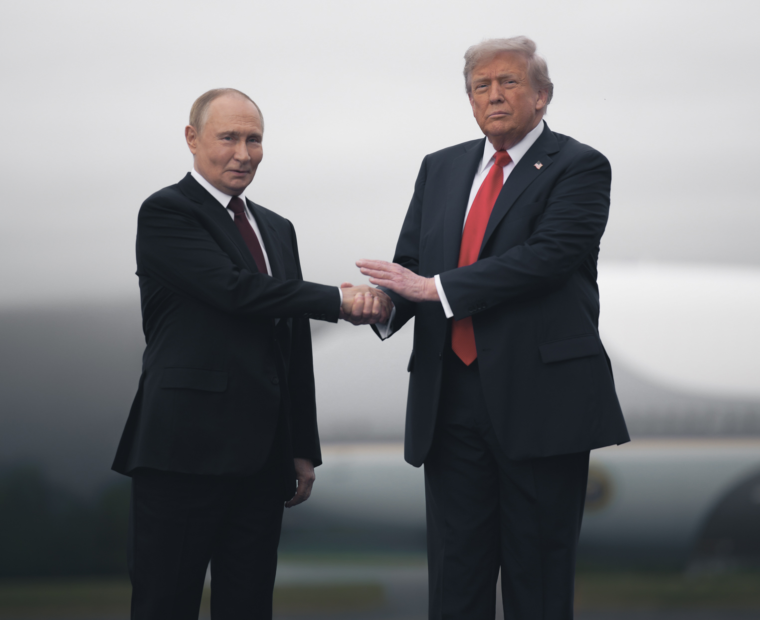 Donald Trump a Vladimir Putin. Foto: Andrew Harnik/Getty Images