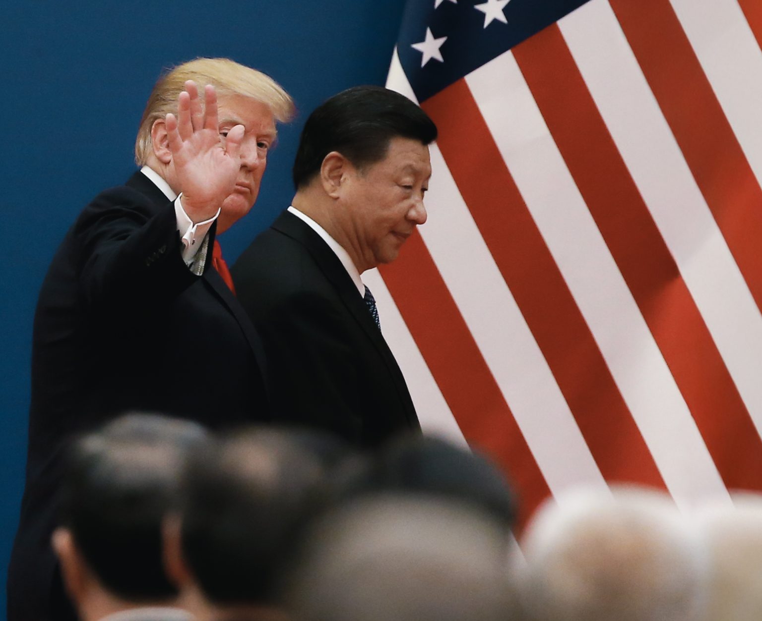 Donald Trump a Si Ťin-pching. Foto: Thomas Peter-Pool/Getty Images