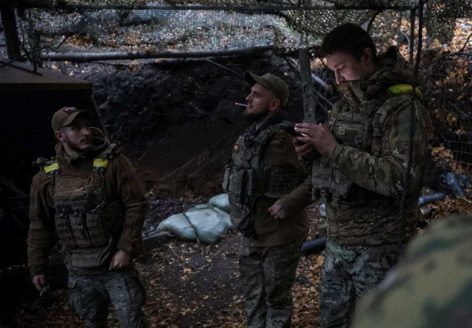 Príslušníci Národnej gardy Ukrajiny v Kupjansku. Foto: Anatolii Stepanov/Reuters