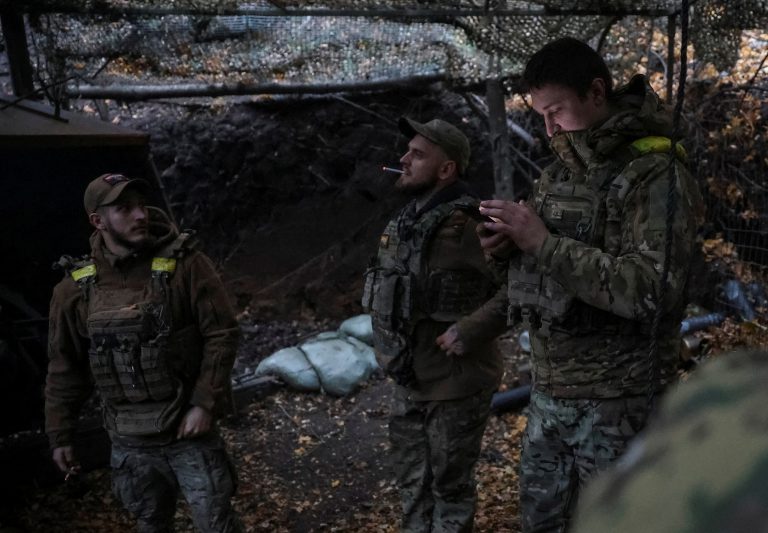 Príslušníci Národnej gardy Ukrajiny v Kupjansku. Foto: Anatolii Stepanov/Reuters