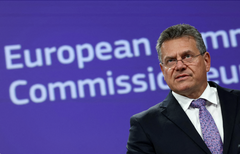 Maroš Šefčovič. Foto: REUTERS/Yves Herman/File Photo