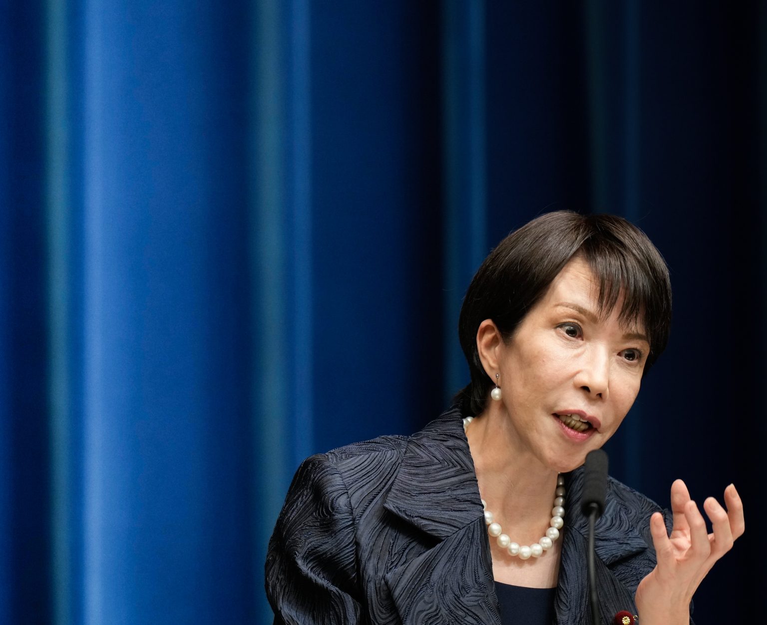 Sanae Takaichi. Foto: Eugene Hoshiko / Pool/Anadolu via Getty Images