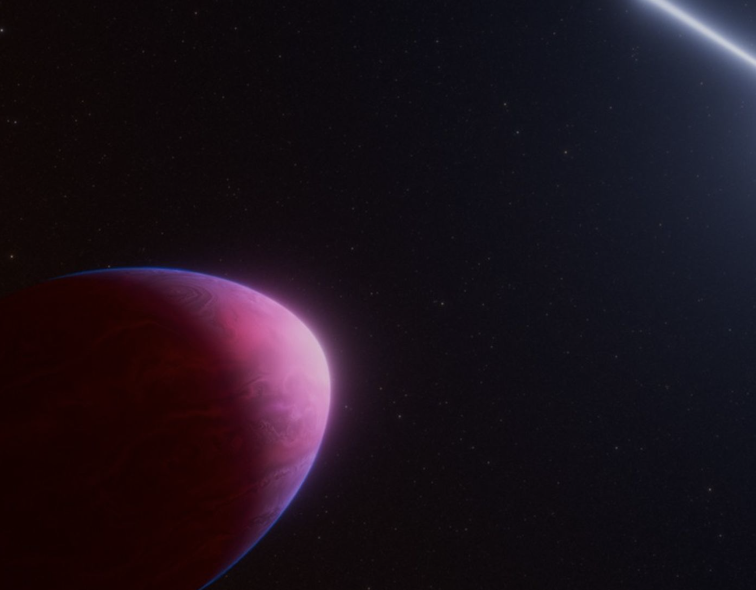 Planéta PSR J2322-2650b. Foto: NASA_Marshall/X