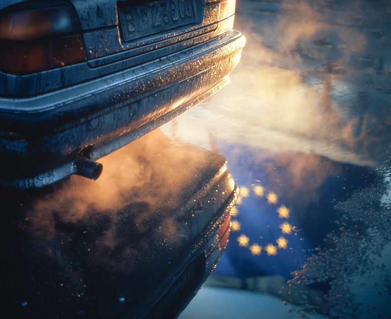 Das illustrative FotDie geplanten EU-Vorgaben für den Automobilsektor werden neu justiert.. Foto: Statement/Midjourney/KI