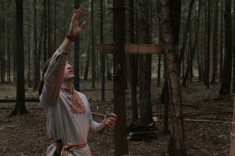 Member of the Rodnover community of the Yaryane. Photo: Sodruga "Yaryane"/Telegram