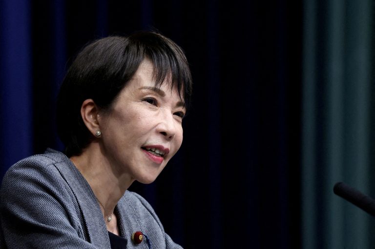 Sanae Takaichi, Japan's prime minister.