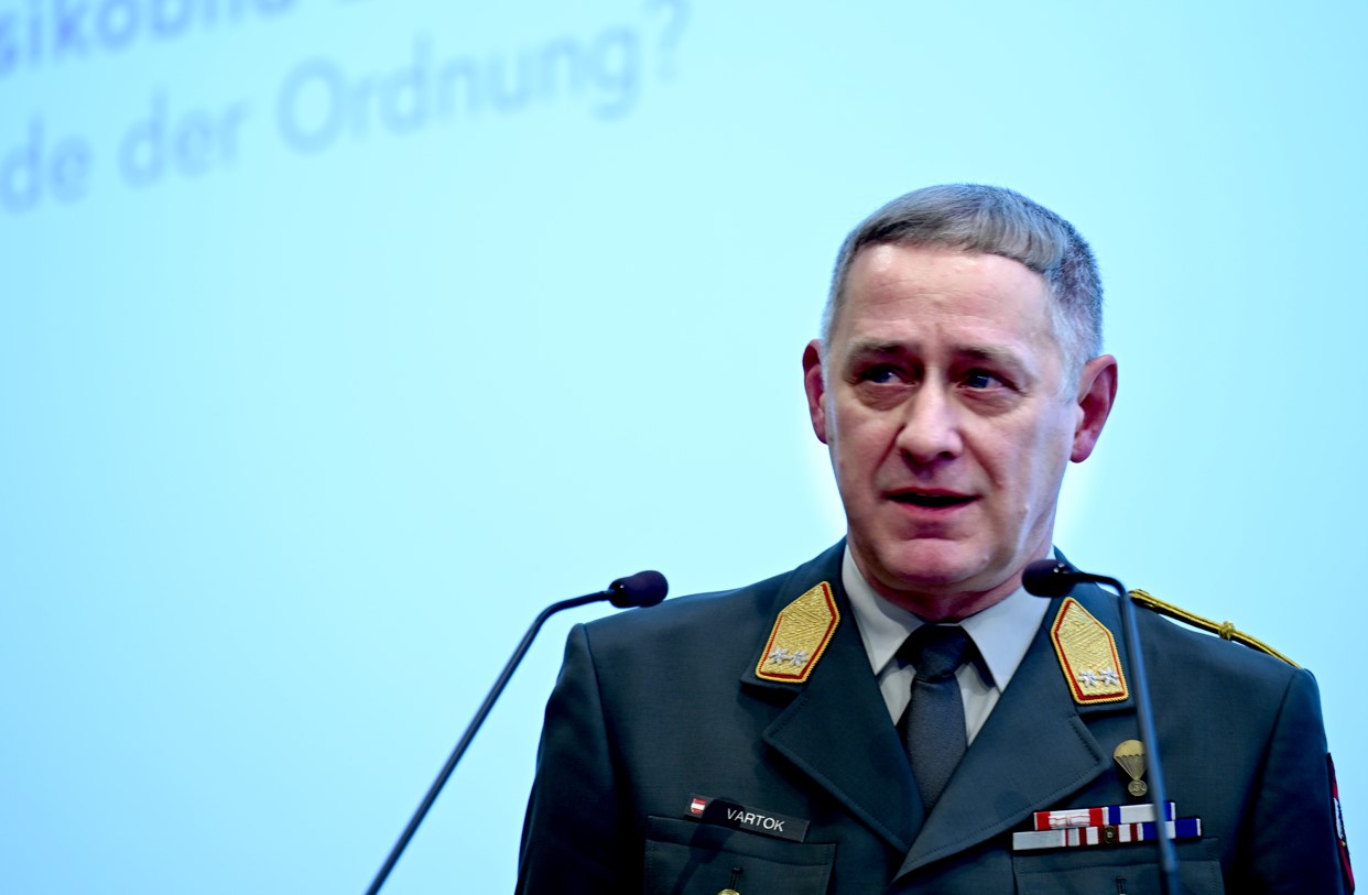 Generalmajor Ronald Vartok Foto: APA-Images / APA / ROLAND SCHLAGER