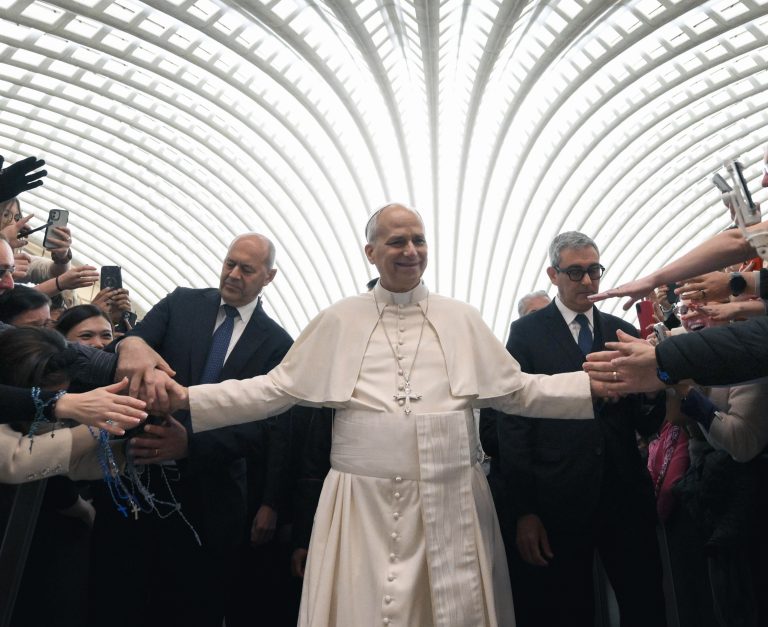 Pápež Lev XIV. Foto:  Simone Risoluti - Vatican Media via Vatican Pool/Getty Images