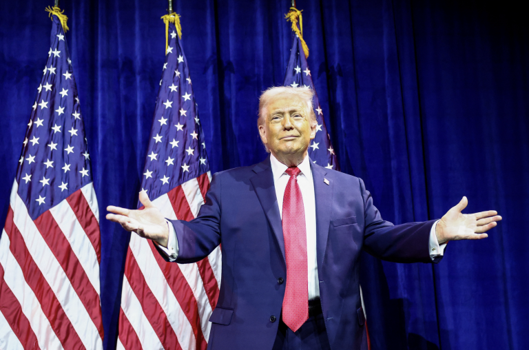 Mit Spannung wird in diesem Jahr die Rede von Präsident Donald Trump auf dem WEF erwartet; Foto: Kevin Lamarque/Reuters