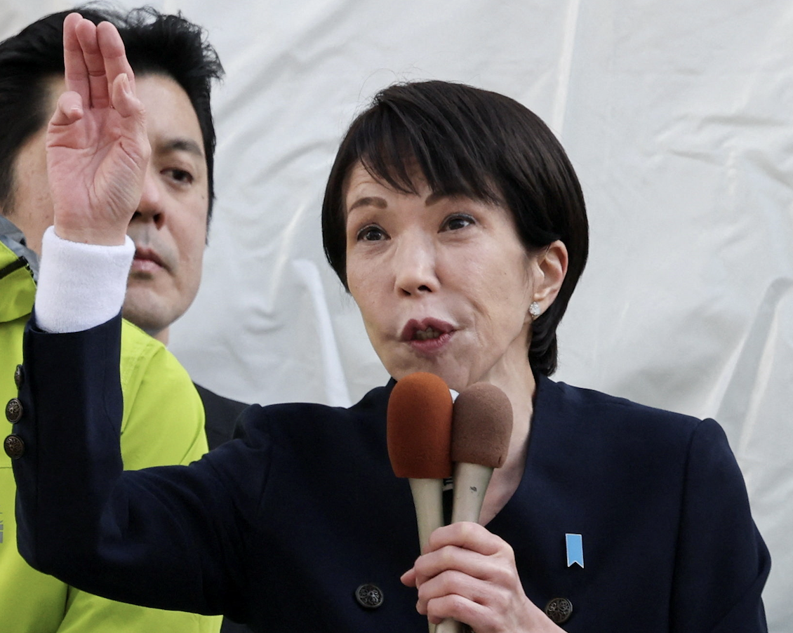 Gab für Japan Entwarnung: Premierministerin Sanae Takaichi. Foto: Kim Kyung-hoon/Reuters