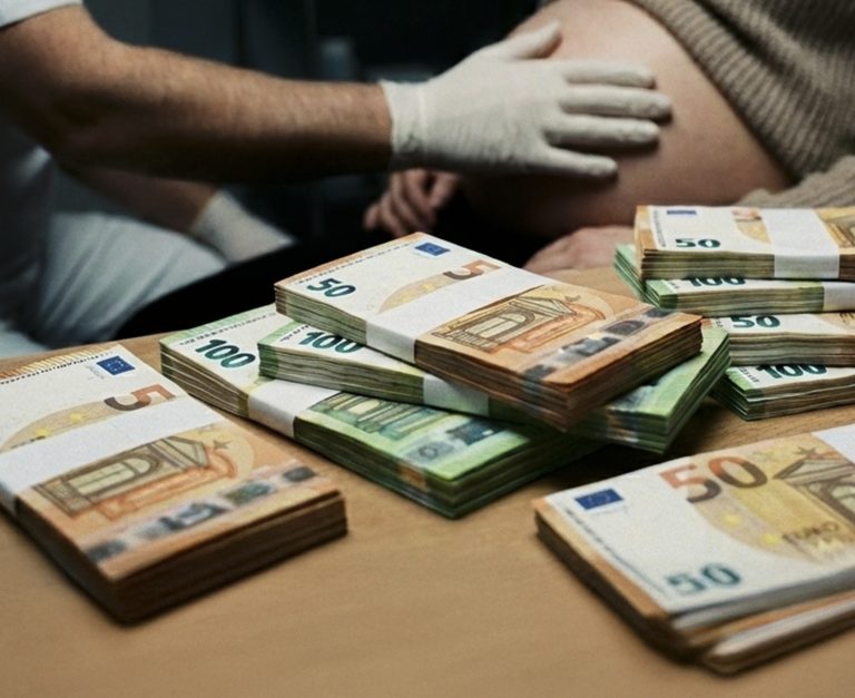 Deutsches Steuergeld für ausländische Abtreibungsorganisation. Foto: Štandard/Gemini/KI