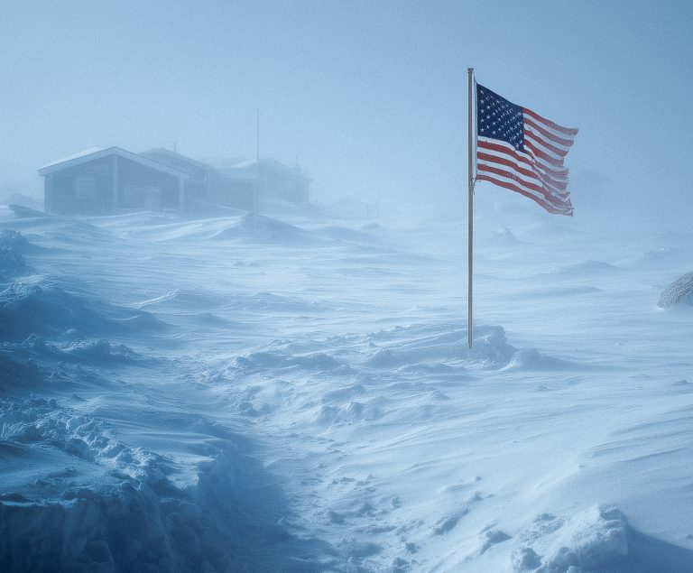 Die USA wollen Grönland vor allem deshalb besetzen, damit Russland und China es nicht tun. Foto: Tomáš Baršváry / Midjourney