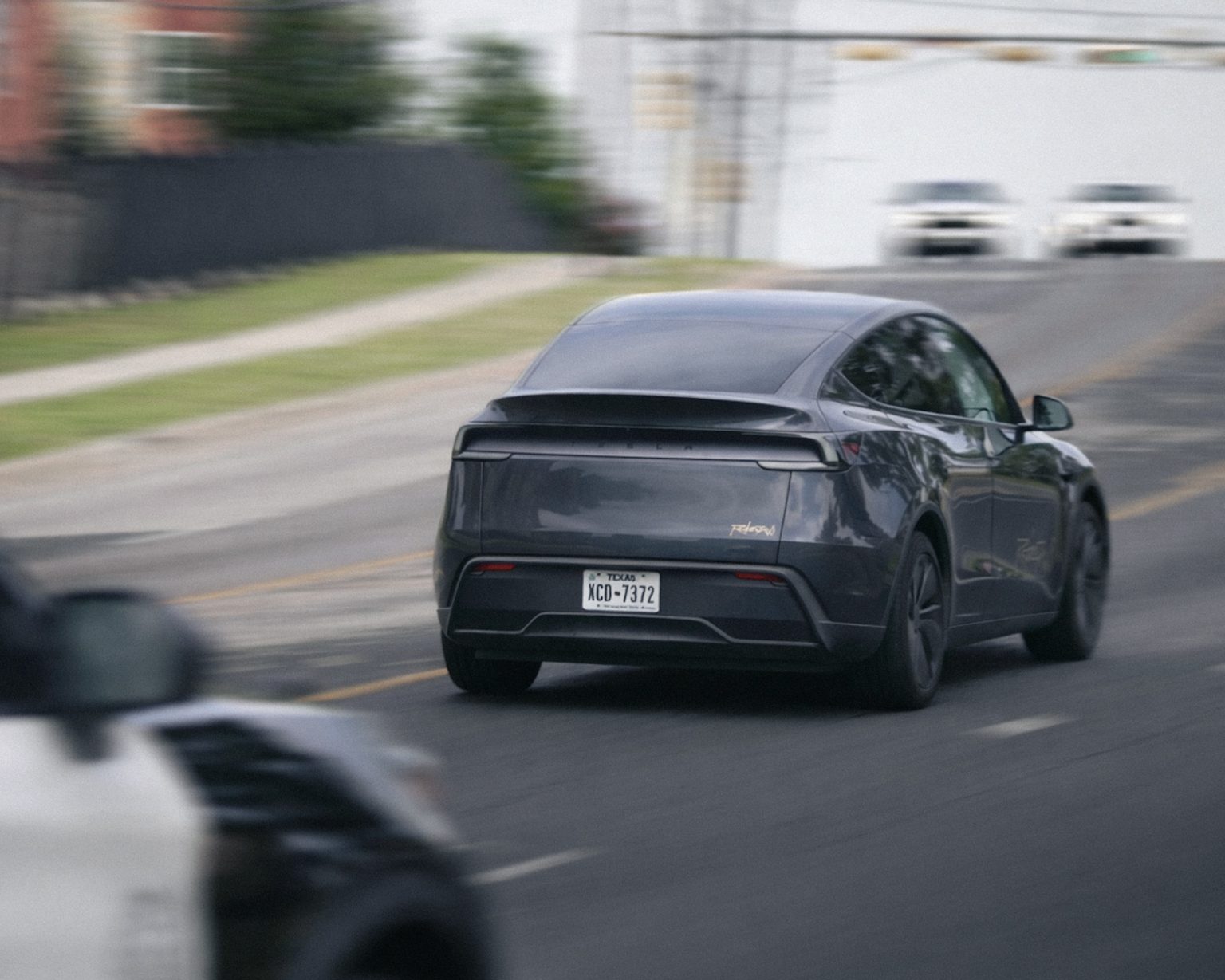Robotaxi firmy Tesla v uliciach Austinu. Foto: Jay Janner/Getty Images