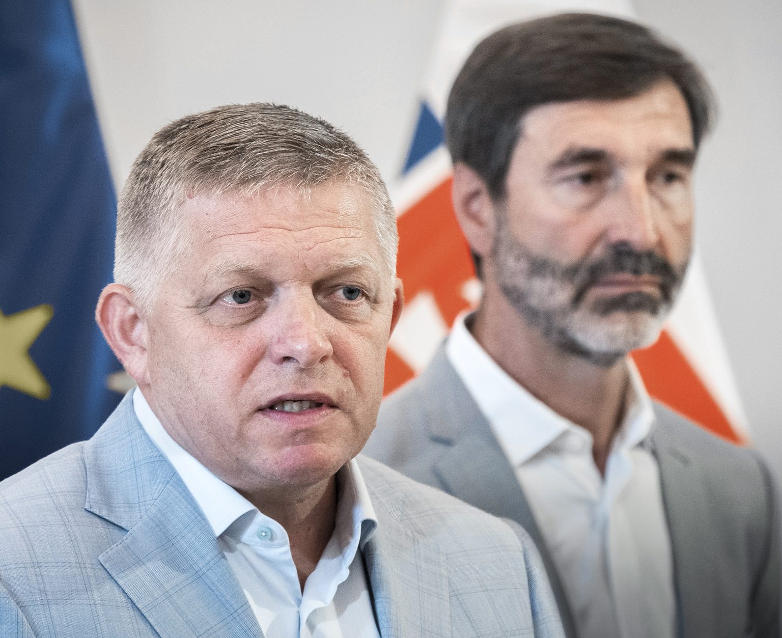 Robert Fico a Juraj Blanár.