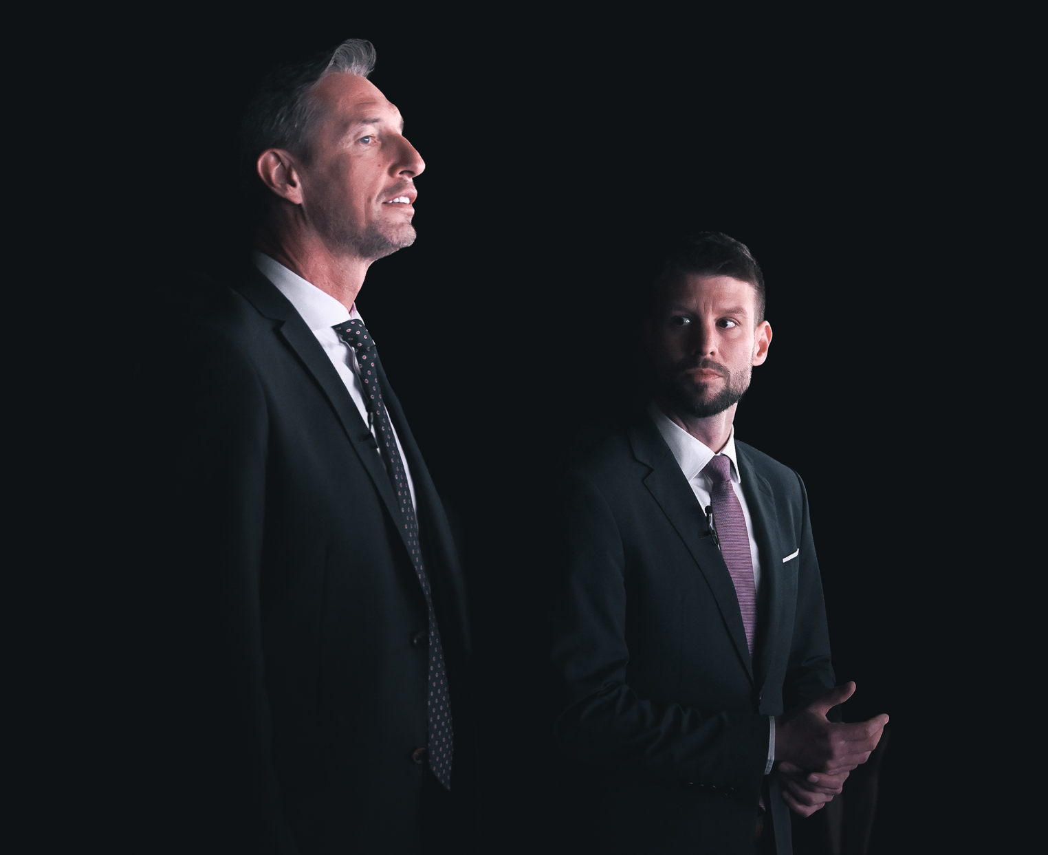 Michal Šimečka a Milan Majerský. Foto: Jaroslav Novák/TASR