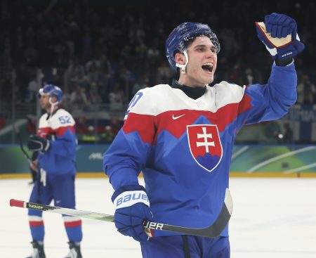 Juraj Slafkovský. Foto: Bruce Bennett/Getty Images